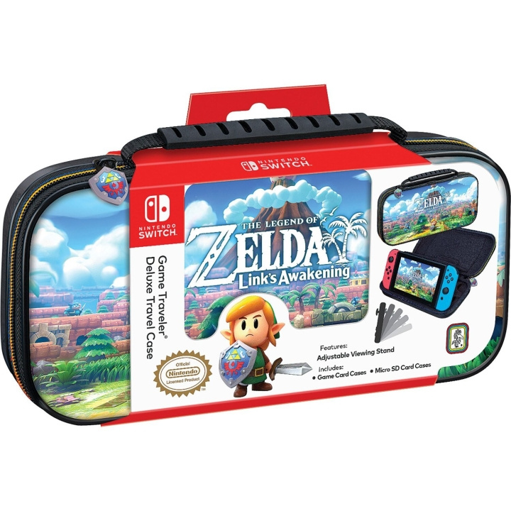 Bigben Big Ben Nintendo Switch officiellt resefodral Zelda: Link\'s Awakening i gruppen HEMELEKTRONIK / Spelkonsoler & Tillbehör / Nintendo Switch / Tillbehör hos TP E-commerce Nordic AB (C83598)