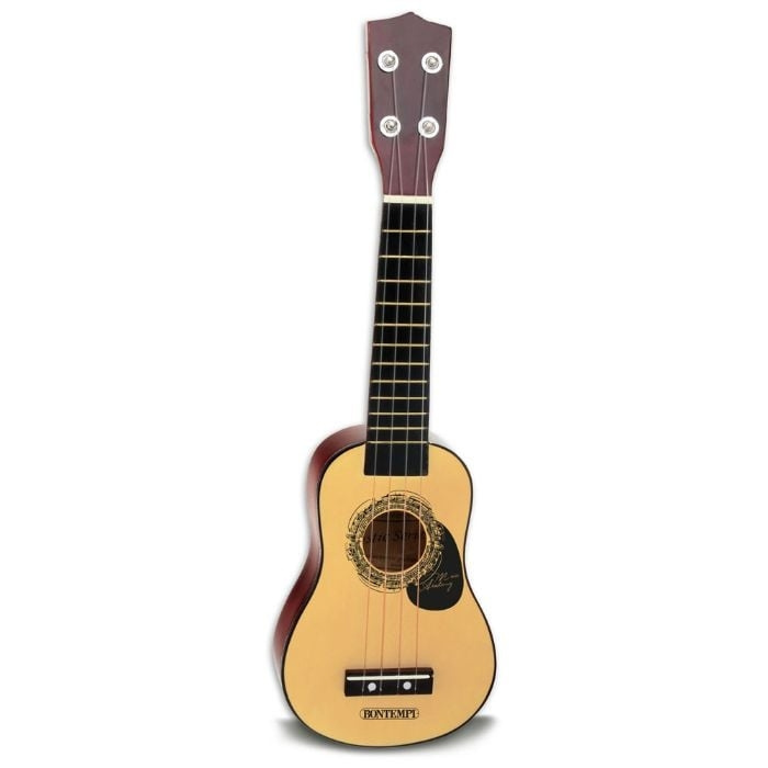 Bontempi Wodden Ukulele, 52,5 cm (215330) i gruppen LEKSAKER, BARN- & BABYPRODUKTER / Musik, Sång & Bild / Musikinstrument hos TP E-commerce Nordic AB (C83602)