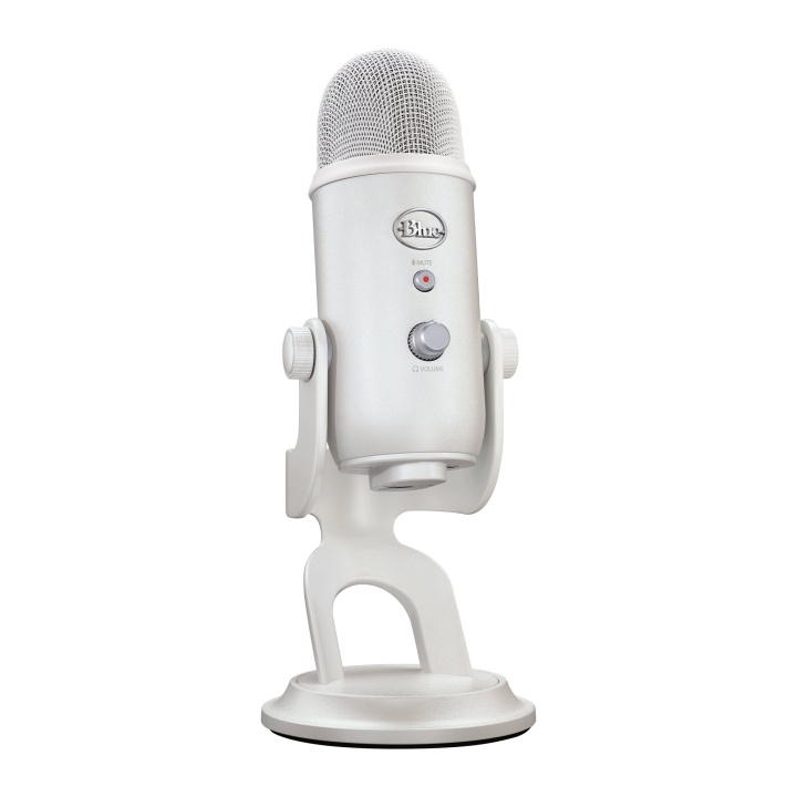 Blue Microphone Blå - Mic Yeti Aurora Collection USB Mic Vit dimma i gruppen DATORER & KRINGUTRUSTNING / Datortillbehör / Mikrofoner hos TP E-commerce Nordic AB (C83634)