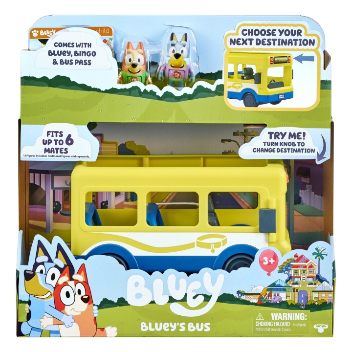 BLUEY Tema för skolbussens vänner (90178) i gruppen LEKSAKER, BARN- & BABYPRODUKTER / Leksaker / Leksaksbilar & andra fordon hos TP E-commerce Nordic AB (C83645)