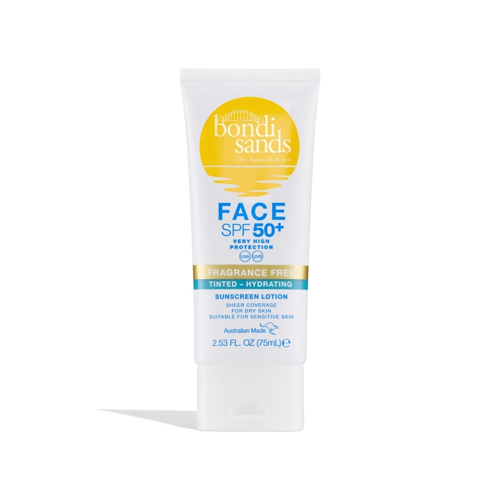 Bondi Sands SPF 50 + Doftfri tonad ansiktslotion (återfuktande) 75 ml i gruppen SKÖNHET & HÄLSA / Hudvård / Solskydd & Tanning / Solskydd hos TP E-commerce Nordic AB (C83719)