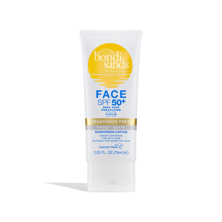 Bondi Sands SPF 50+ Matte Tinted Face Lotion 75 ml i gruppen SKÖNHET & HÄLSA / Hudvård / Solskydd & Tanning / Solskydd hos TP E-commerce Nordic AB (C83720)