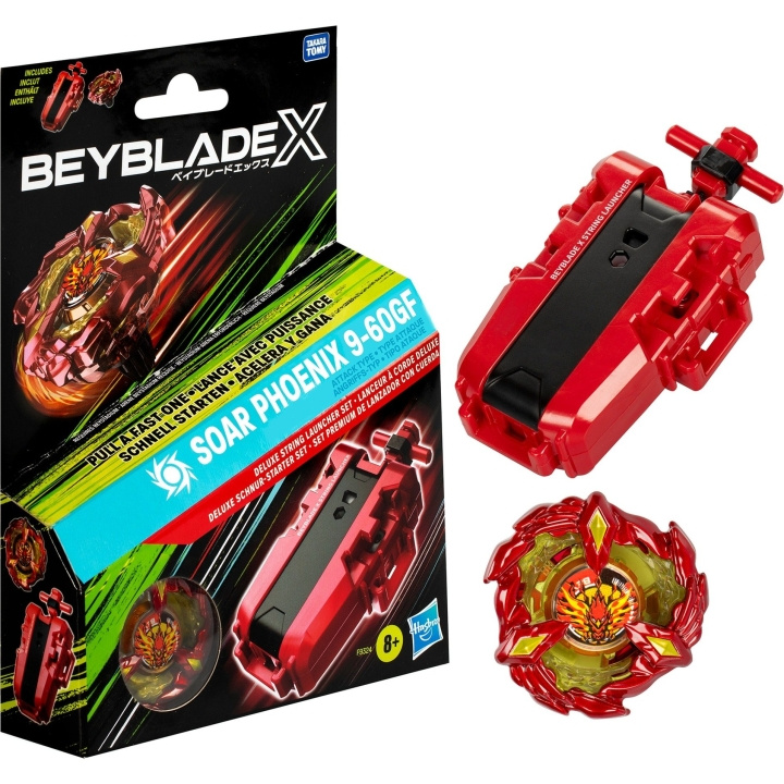 Beyblade - BBX Deluxe String Launcher-sats (F9324EU4) i gruppen LEKSAKER, BARN- & BABYPRODUKTER / Leksaker / Övriga leksaker hos TP E-commerce Nordic AB (C83767)