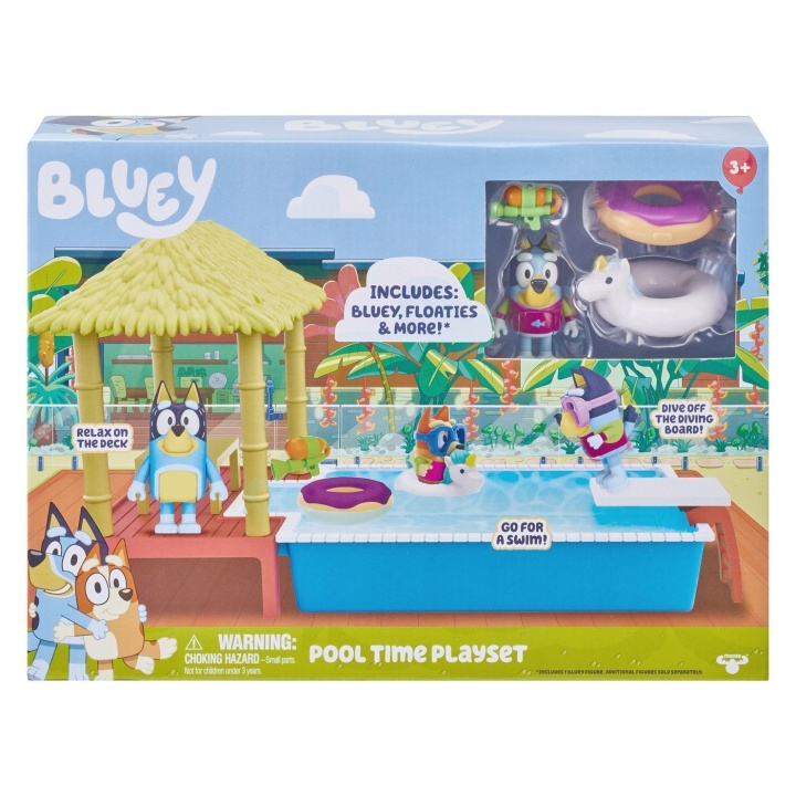 BLUEY Lekset för pooltid - (90204) i gruppen LEKSAKER, BARN- & BABYPRODUKTER / Leksaker / Övriga leksaker hos TP E-commerce Nordic AB (C83791)