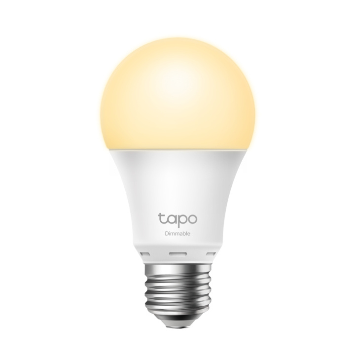 TP-Link Tapo Smart Wi-Fi glödlampa, dimbar, vit, E27 (2700K) /Tapo L510E v1 i gruppen HEMELEKTRONIK / Belysning / LED-lampor hos TP E-commerce Nordic AB (C83802)