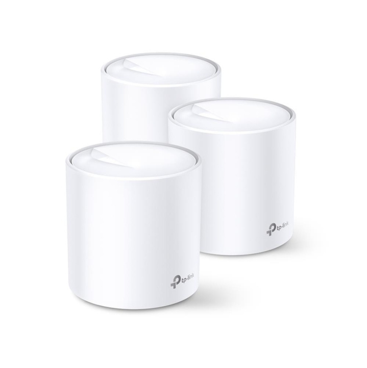 TP-Link Deco X60 (3-pack) Wi-Fi 6 AX Wi-Fi-system med nät för hela hemmet i gruppen DATORER & KRINGUTRUSTNING / Nätverk / WiFi Extenders hos TP E-commerce Nordic AB (C83826)