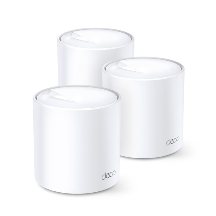 TP-Link Deco X20 (3-pack) Wi-Fi 6 AX1800 Wi-Fi-system med nät för hela hemmet i gruppen DATORER & KRINGUTRUSTNING / Nätverk / WiFi Extenders hos TP E-commerce Nordic AB (C83838)