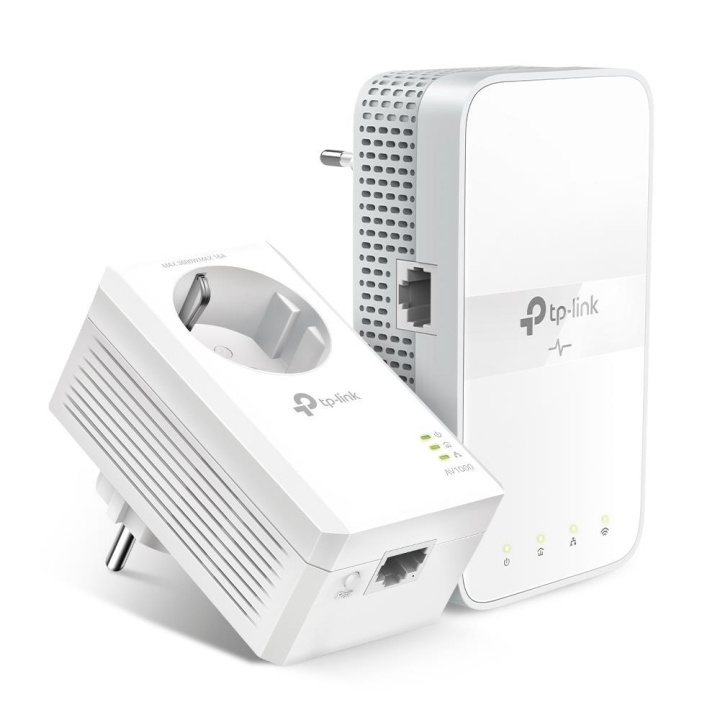 TP-Link AV1000 Gigabit Passthrough Powerline ac Wi-Fi Kit /TL-WPA7617 KIT i gruppen DATORER & KRINGUTRUSTNING / Nätverk / WiFi Extenders hos TP E-commerce Nordic AB (C83847)