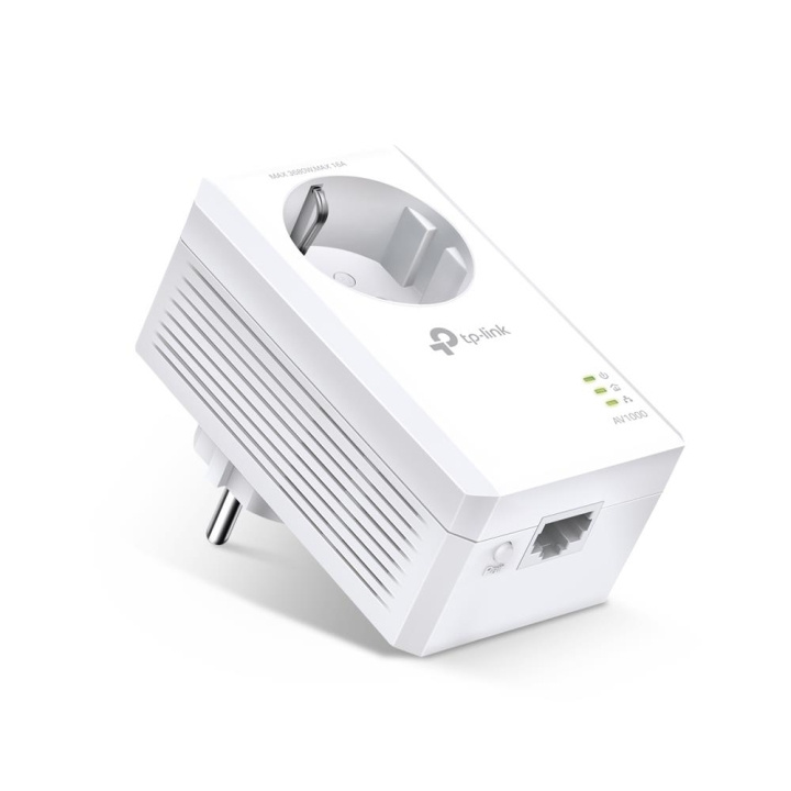 TP-Link AV1000 Gigabit Passthrough Powerline-adapter /TL-PA7017P i gruppen DATORER & KRINGUTRUSTNING / Nätverk / WiFi Extenders hos TP E-commerce Nordic AB (C83848)