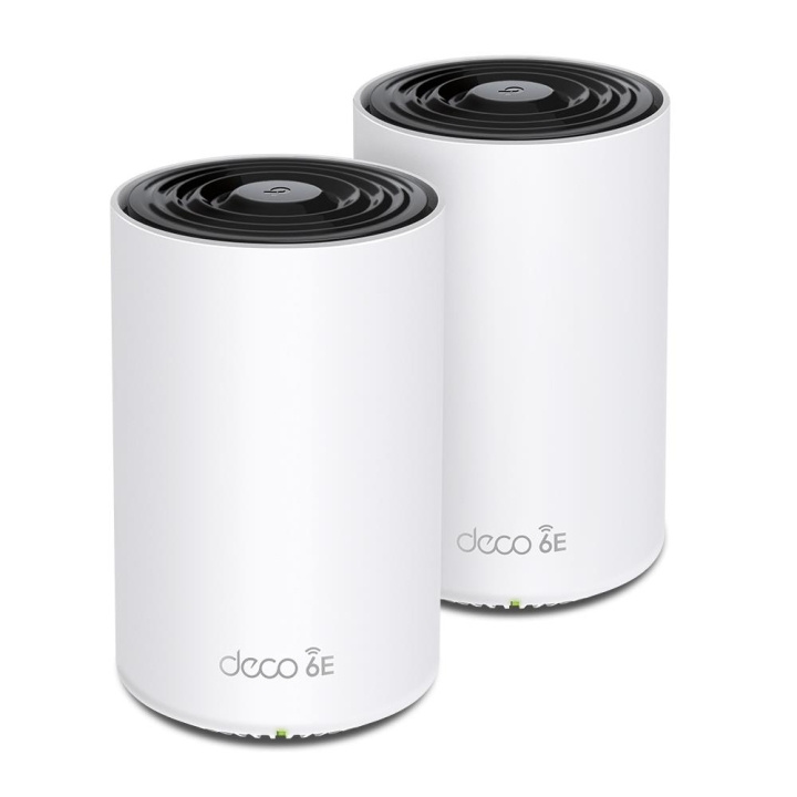 TP-Link Deco XE75 (2-pack) Wi-Fi 6E AXE5400 Wi-Fi-system med nät för hela hemmet i gruppen DATORER & KRINGUTRUSTNING / Nätverk / WiFi Extenders hos TP E-commerce Nordic AB (C83861)