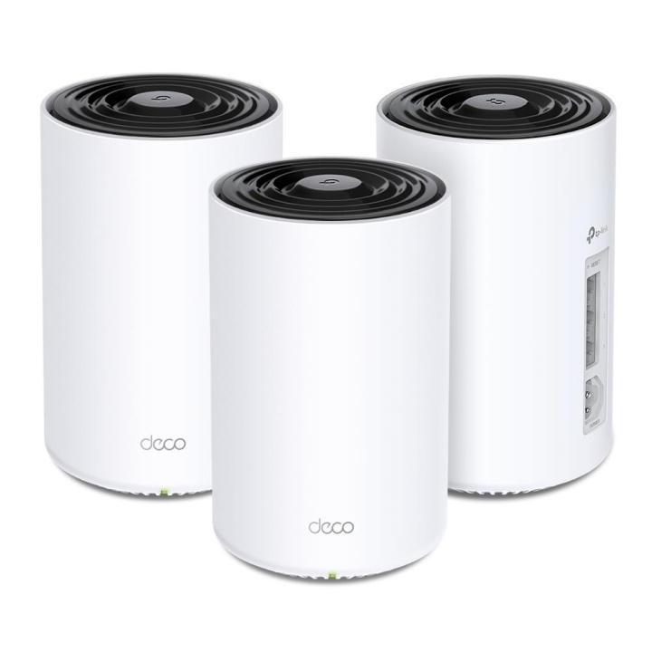 TP-Link Deco PX50 Wi-Fi 6 AX3000 + G1500 Powerline Mesh-system för hela hemmet (3-pack) i gruppen DATORER & KRINGUTRUSTNING / Nätverk / WiFi Extenders hos TP E-commerce Nordic AB (C83873)