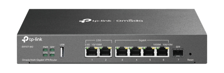 TP-Link Omada Multi-Gigabit VPN Router /ER707-M2 i gruppen DATORER & KRINGUTRUSTNING / Nätverk / Routrar hos TP E-commerce Nordic AB (C83883)