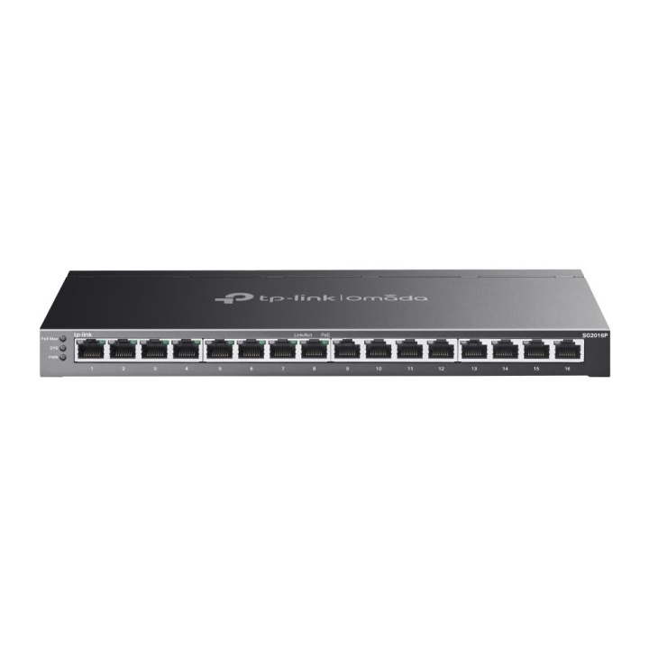 TP-Link JetStream 16-portars Gigabit Smart Switch med 8-portars PoE+ i gruppen DATORER & KRINGUTRUSTNING / Datorkablar / Switchar & Splittrar hos TP E-commerce Nordic AB (C83891)