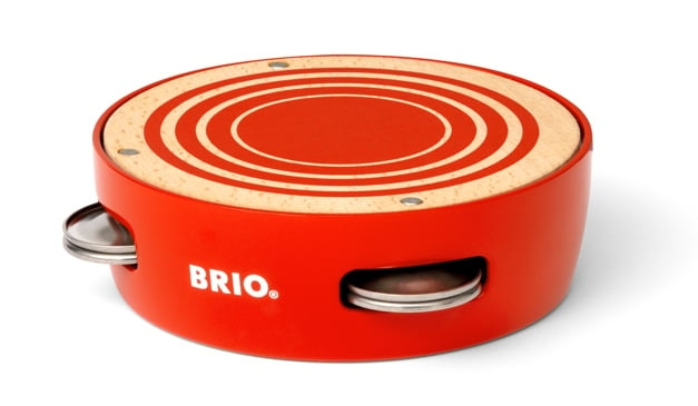 BRIO Musikalisk tamburin (30263) i gruppen LEKSAKER, BARN- & BABYPRODUKTER / Musik, Sång & Bild / Musikinstrument hos TP E-commerce Nordic AB (C84019)