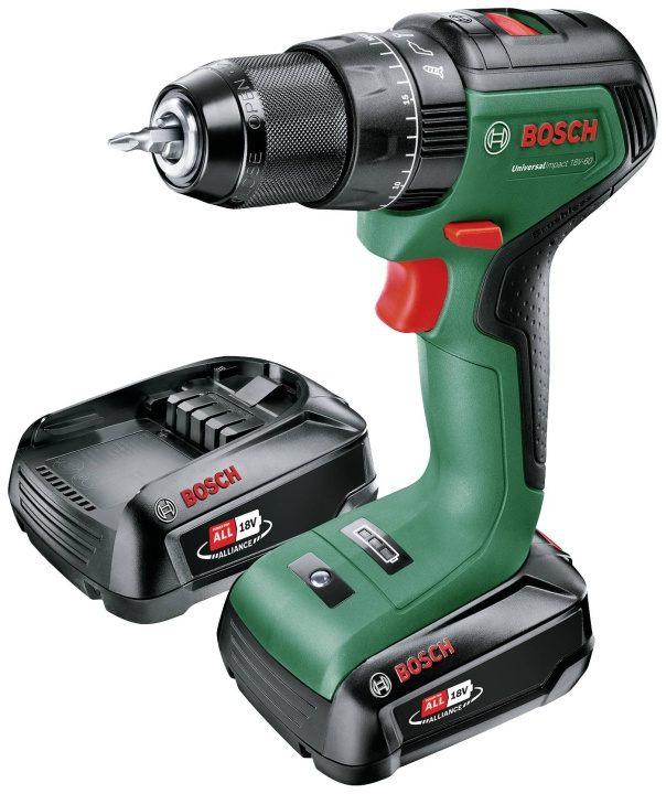 Bosch UniversalImpact 18V-60 Borrmaskin / Skruvdragare ( Batteri ingår ) i gruppen HEM, HUSHÅLL & TRÄDGÅRD / Verktyg / Skruvdragare hos TP E-commerce Nordic AB (C84028)