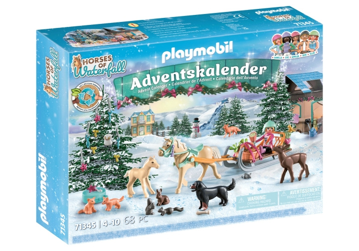 Playmobil Adventskalender - Slädtur i juletid (71345) i gruppen LEKSAKER, BARN- & BABYPRODUKTER / Leksaker / Adventskalendrar hos TP E-commerce Nordic AB (C84075)