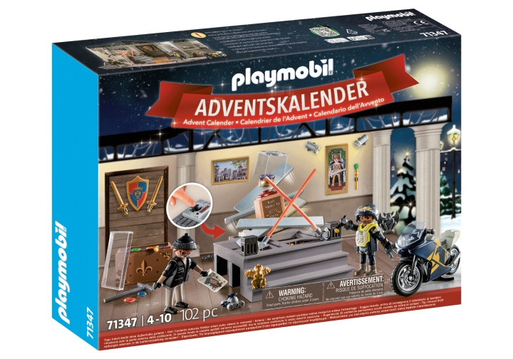 Playmobil Adventskalender Polis - Stöld på museum (71347) i gruppen LEKSAKER, BARN- & BABYPRODUKTER / Leksaker / Adventskalendrar hos TP E-commerce Nordic AB (C84076)