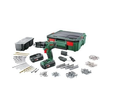 Bosch PSB 1800 Akku Drill + SystemBox inklusive 243 tillbehör i gruppen HEM, HUSHÅLL & TRÄDGÅRD / Verktyg / Skruvdragare hos TP E-commerce Nordic AB (C84103)