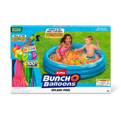 Bunch O \'Balloons Pool med 100 självförseglande vattenballonger (56590) i gruppen LEKSAKER, BARN- & BABYPRODUKTER / Uteleksaker / Badleksaker & Vattenleksaker hos TP E-commerce Nordic AB (C84153)