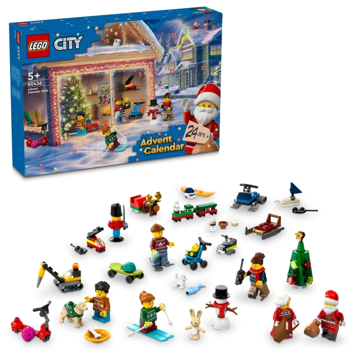 LEGO City - Adventskalender 2024 (60436) i gruppen LEKSAKER, BARN- & BABYPRODUKTER / Leksaker / Adventskalendrar hos TP E-commerce Nordic AB (C84179)