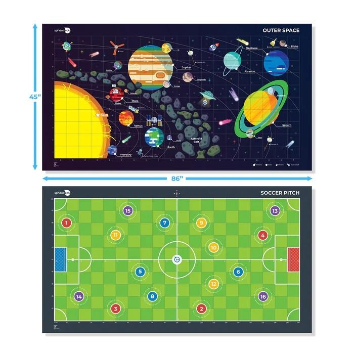 Sphero Code Mat Aktivitetskort för rymden/fotboll i gruppen LEKSAKER, BARN- & BABYPRODUKTER / Leksaker / Experiment & DIY hos TP E-commerce Nordic AB (C84211)