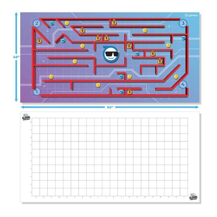 Sphero Maze & Grid Kodmatta i gruppen LEKSAKER, BARN- & BABYPRODUKTER / Leksaker / Experiment & DIY hos TP E-commerce Nordic AB (C84216)