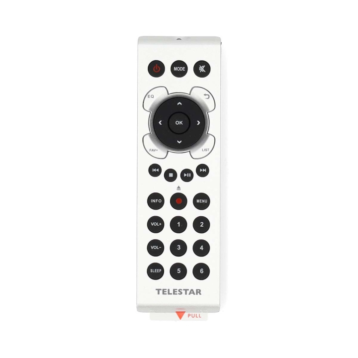 TELESTAR Remote Control DIRA M1 / M12i / M14i / S2 /S20C / S24i / S24 CD / S32i CD silver i gruppen HEMELEKTRONIK / Ljud & Bild / TV & Tillbehör / Fjärrkontroller hos TP E-commerce Nordic AB (C84255)