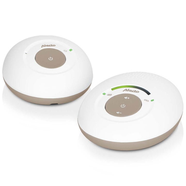 Alecto Babyfoon Full Eco DECT, vit/taupe i gruppen LEKSAKER, BARN- & BABYPRODUKTER / Barnsäkerhet / Babyvakt hos TP E-commerce Nordic AB (C84260)