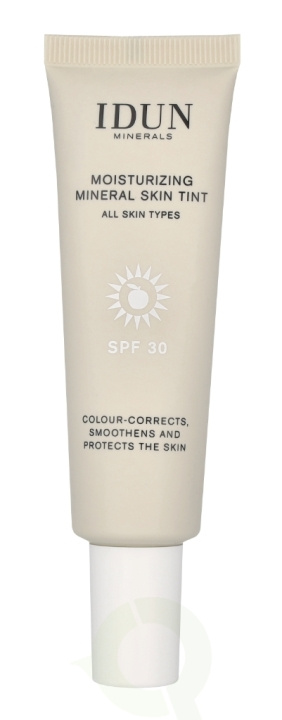 Idun Minerals Moisturizing Mineral Skin Tint SPF30 27 ml Light Warm i gruppen SKÖNHET & HÄLSA / Hudvård / Ansiktsvård / Ansiktskräm hos TP E-commerce Nordic AB (C84449)