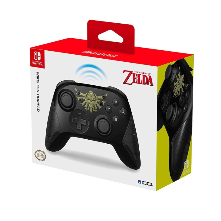 Hori Trådlös Horipad - Zelda Edition i gruppen HEMELEKTRONIK / Spelkonsoler & Tillbehör / Nintendo Switch / Tillbehör hos TP E-commerce Nordic AB (C84574)