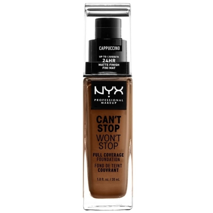 NYX Professional Makeup Can\'t Stop Won\'t Stop Foundation - Cappucino i gruppen SKÖNHET & HÄLSA / Makeup / Basmakeup / Foundation hos TP E-commerce Nordic AB (C84580)