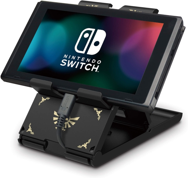 HoriHori Officiellt Nintendo Switch Compact Playstand (Zelda) i gruppen HEMELEKTRONIK / Spelkonsoler & Tillbehör / Nintendo Switch / Tillbehör hos TP E-commerce Nordic AB (C84586)