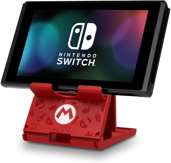 Hori Officiellt Nintendo Switch Compact Playstand (Mario) i gruppen HEMELEKTRONIK / Spelkonsoler & Tillbehör / Nintendo Switch / Tillbehör hos TP E-commerce Nordic AB (C84587)