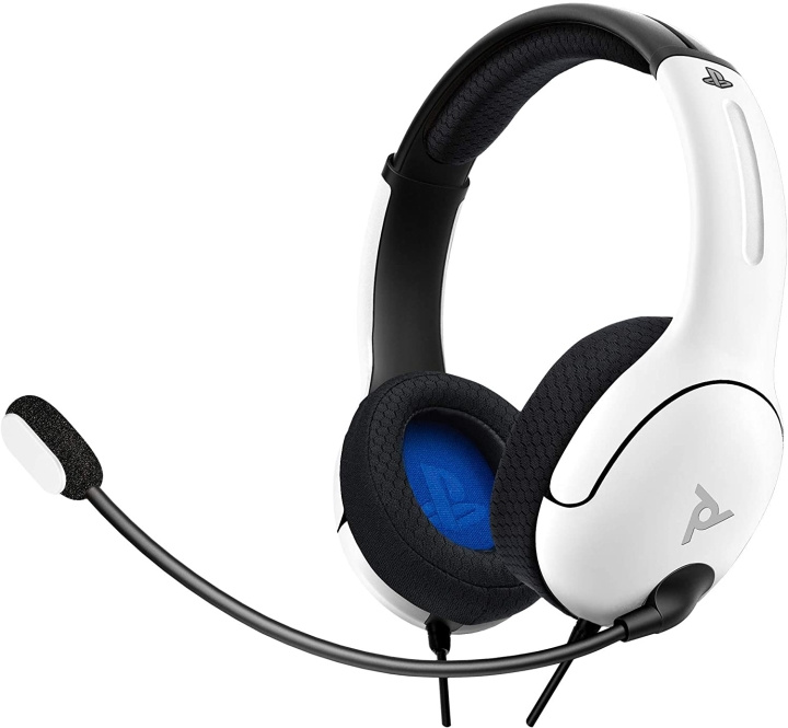 PDP Gaming LVL40 Trådanslutet stereo-headset för PS4 och Playstation 5 Vit i gruppen HEMELEKTRONIK / Spelkonsoler & Tillbehör / Xbox Series X/S hos TP E-commerce Nordic AB (C84594)