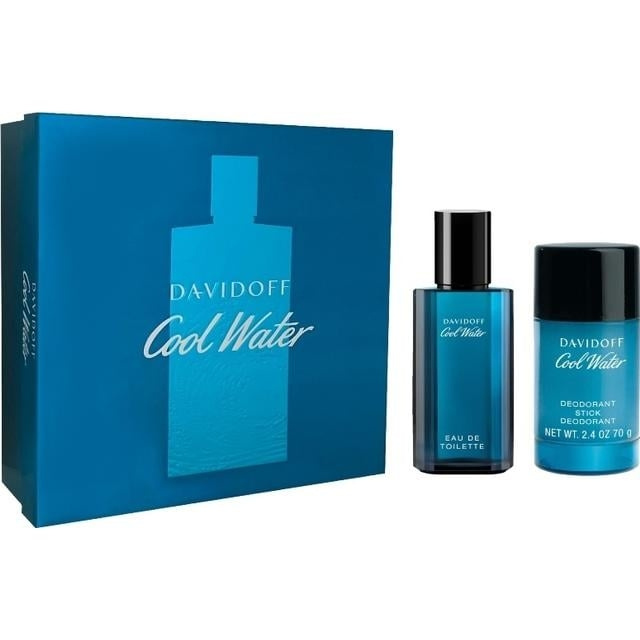 Davidoff Cool Water Man EDT 40 ml + Deo Stick 75 ml - Giftset i gruppen SKÖNHET & HÄLSA / Presentkit / Presentkit För Honom hos TP E-commerce Nordic AB (C84659)