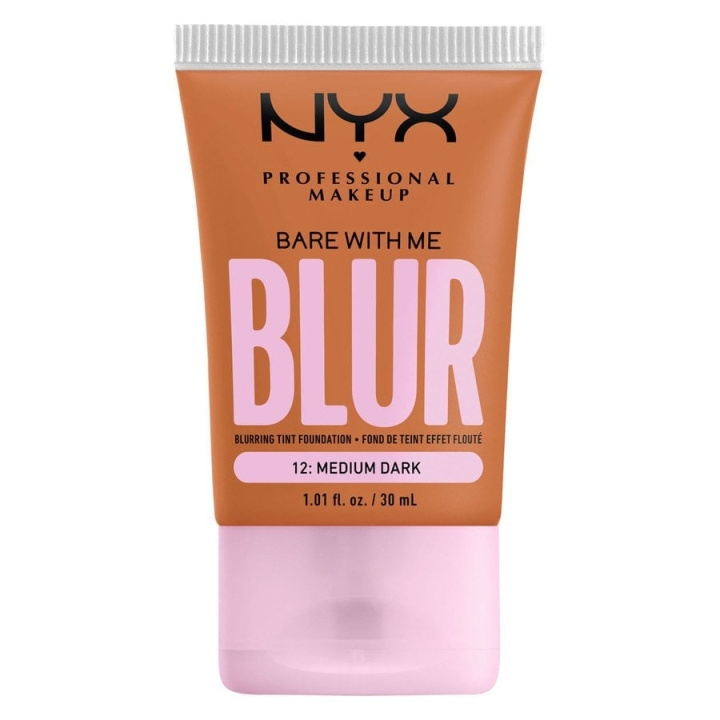 NYX Professional Makeup Bare With Me Blur Tint Foundation 12 Medium Dark i gruppen SKÖNHET & HÄLSA / Makeup / Basmakeup / Foundation hos TP E-commerce Nordic AB (C84676)