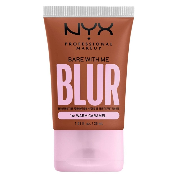 NYX Professional Makeup Bare With Me Blur Tint Foundation 16 Varm karamell i gruppen SKÖNHET & HÄLSA / Makeup / Basmakeup / Foundation hos TP E-commerce Nordic AB (C84679)