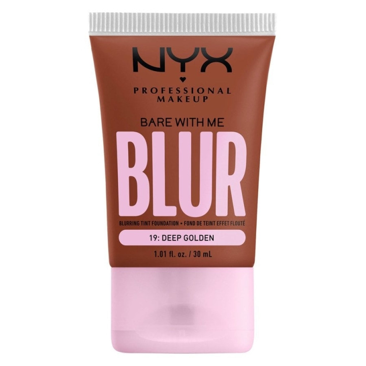 NYX Professional Makeup Bare With Me Blur Tint Foundation 19 Deep Golden i gruppen SKÖNHET & HÄLSA / Makeup / Basmakeup / Foundation hos TP E-commerce Nordic AB (C84682)