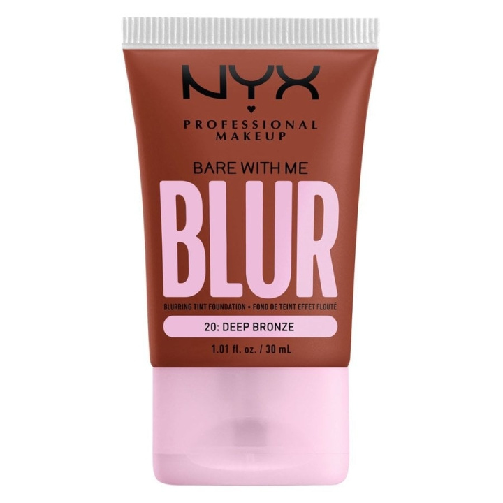 NYX Professional Makeup Bare With Me Blur Tint Foundation 20 Deep Bronze i gruppen SKÖNHET & HÄLSA / Makeup / Basmakeup / Foundation hos TP E-commerce Nordic AB (C84683)