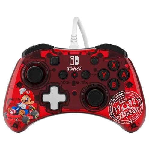 PDP Gaming Rock Candy Mini trådbunden handkontroll - Mario Kart i gruppen HEMELEKTRONIK / Spelkonsoler & Tillbehör / Nintendo Switch / Tillbehör hos TP E-commerce Nordic AB (C84688)