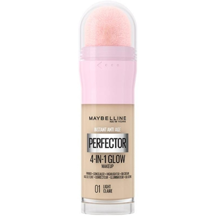 Maybelline Instant Perfector 4-in-1 Glow Makeup 01 Light i gruppen SKÖNHET & HÄLSA / Makeup / Basmakeup / Foundation hos TP E-commerce Nordic AB (C84691)