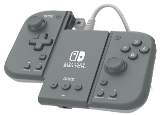 Hori Switch Split Pad kompakt tillbehörssats (grå) i gruppen HEMELEKTRONIK / Spelkonsoler & Tillbehör / Nintendo Switch / Tillbehör hos TP E-commerce Nordic AB (C84749)