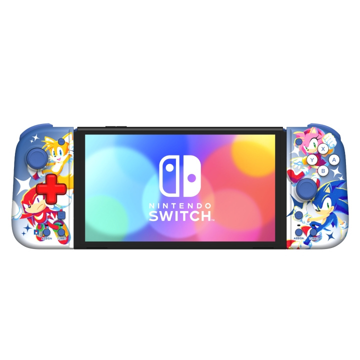 Hori Split Pad Compact (Sonic) för Nintendo Switch™ i gruppen HEMELEKTRONIK / Spelkonsoler & Tillbehör / Nintendo Switch / Tillbehör hos TP E-commerce Nordic AB (C84756)