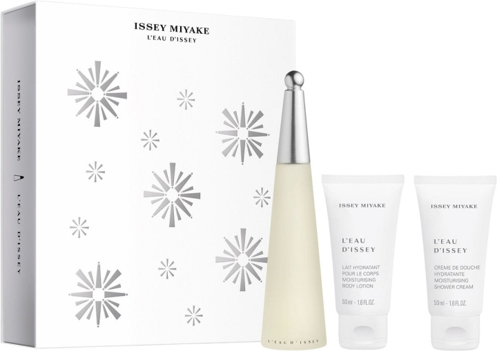 Issey Miyake L´Eau D´Issey EDT 50 ml + Bodylotion 50 ml + Shower Cream 50 ml - Presentförpackning i gruppen SKÖNHET & HÄLSA / Presentkit / Presentkit För Henne hos TP E-commerce Nordic AB (C84786)