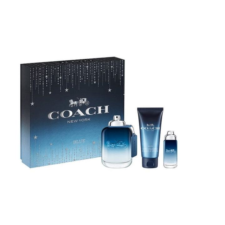 Coach Blue EDT 100 ml + EDT 15 ml + Duschgel 100 ml - Giftset i gruppen SKÖNHET & HÄLSA / Presentkit / Presentkit För Honom hos TP E-commerce Nordic AB (C84787)