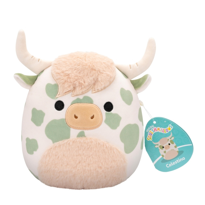 Squishmallows 19 cm P20 Plysch - Celestino Highland Cow (206077) i gruppen LEKSAKER, BARN- & BABYPRODUKTER / Babyleksaker / Gosedjur hos TP E-commerce Nordic AB (C84812)