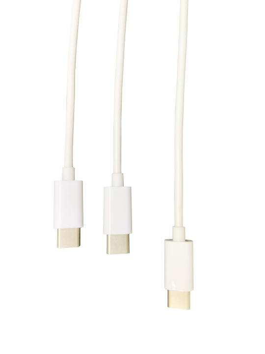 Steelplay Dual Play & Charge-kabel för Ps5-kontroller - vit i gruppen HEMELEKTRONIK / Spelkonsoler & Tillbehör / Xbox Series X/S hos TP E-commerce Nordic AB (C84814)