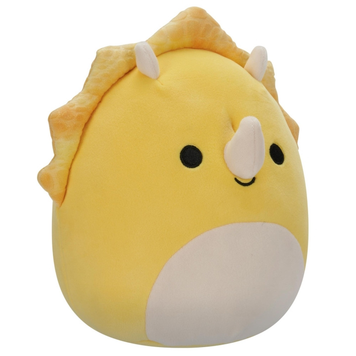 Squishmallows 19 cm P19 - Lancaster den gula triceratopsen i gruppen LEKSAKER, BARN- & BABYPRODUKTER / Babyleksaker / Gosedjur hos TP E-commerce Nordic AB (C84853)