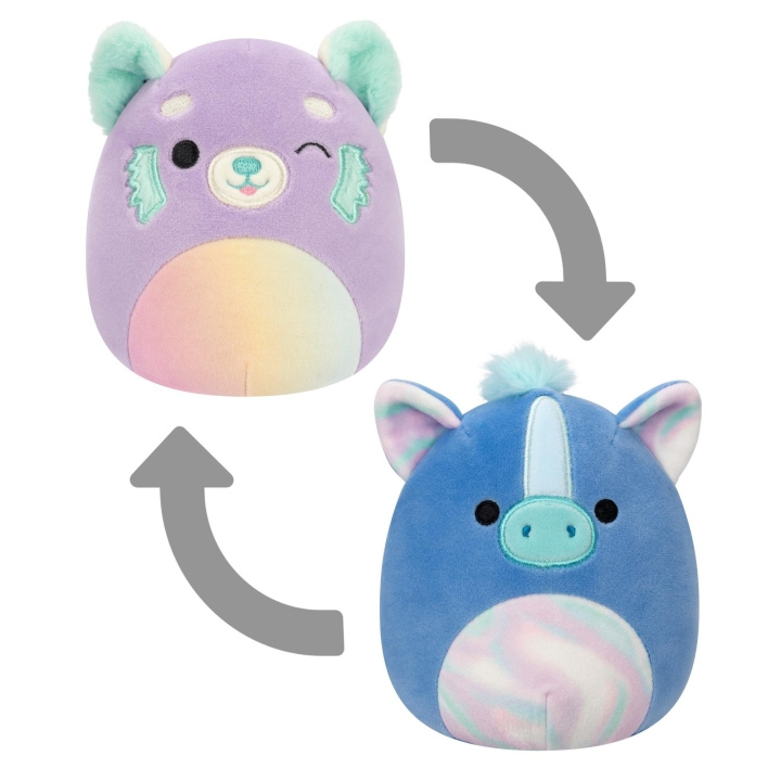 Squishmallows 13 cm P19 Flip A Mallows - Lexis/Romano i gruppen LEKSAKER, BARN- & BABYPRODUKTER / Babyleksaker / Gosedjur hos TP E-commerce Nordic AB (C84858)