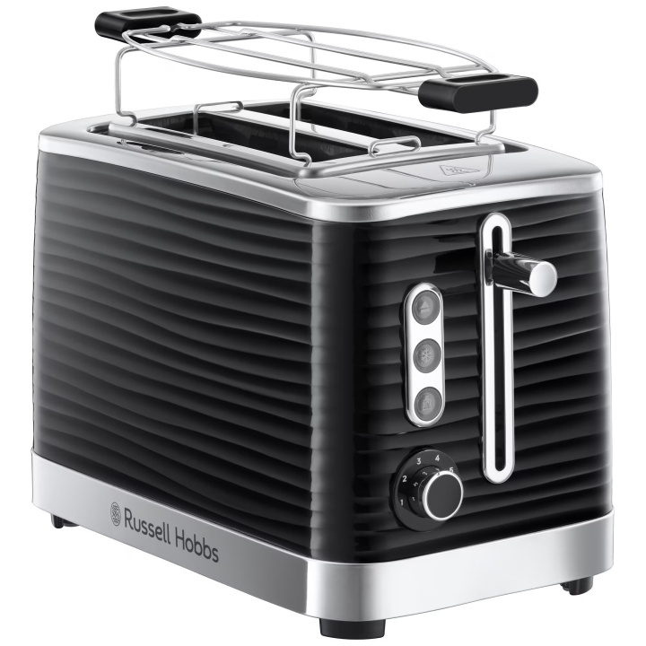 Russell Hobbs Inspire brödrost - svart i gruppen HEM, HUSHÅLL & TRÄDGÅRD / Hushållsmaskiner / Brödrostar & Bordsgrillar / Brödrostar hos TP E-commerce Nordic AB (C84866)